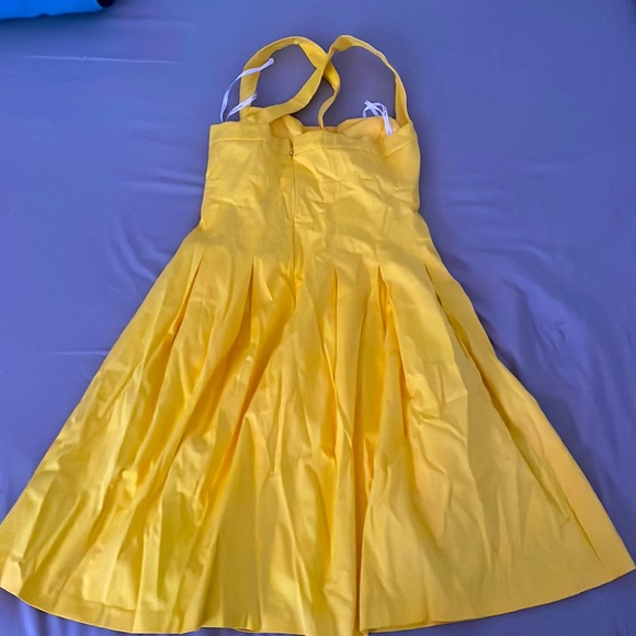 Calvin Klein Yellow Summer Dress - Picture 2 of 2